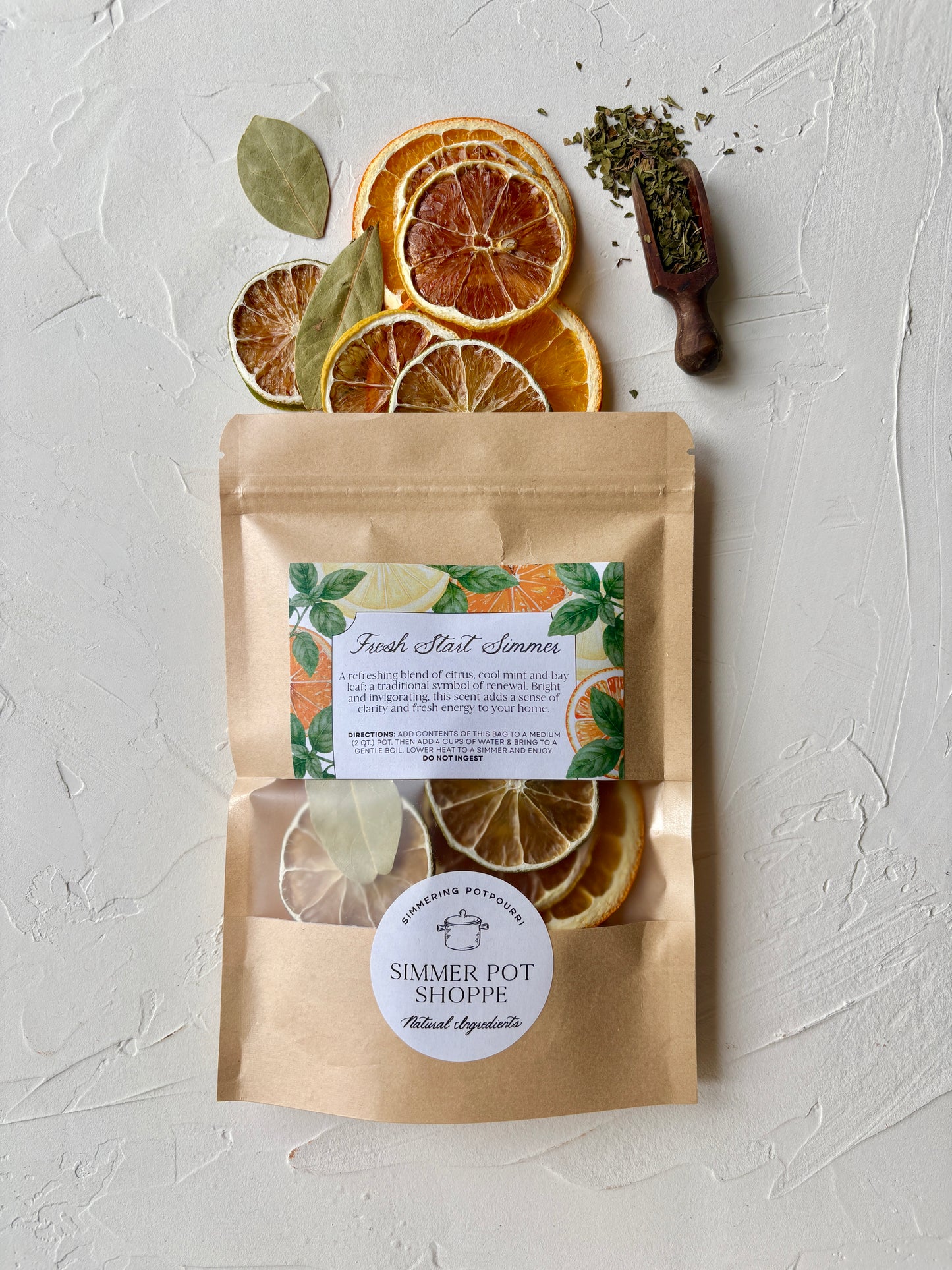 Fresh Start Simmer Pot, Natural Home Fragrance